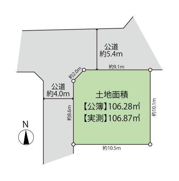 土地 葛飾区お花茶屋２丁目 京成本線お花茶屋駅 8,400万円