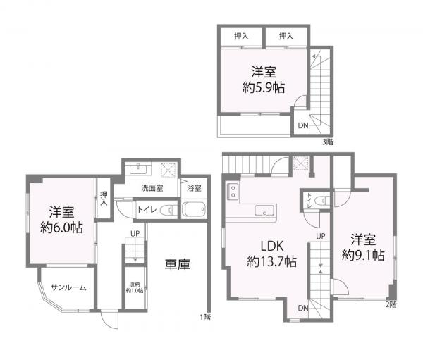 中古戸建 葛飾区細田４丁目 京成本線京成高砂駅 4,380万円