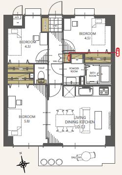 中古マンション 葛飾区四つ木２丁目 京成押上線四ツ木駅 4,190万円