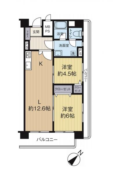 中古マンション 西東京市谷戸町3丁目27-24 西武池袋線ひばりヶ丘駅 3480万円