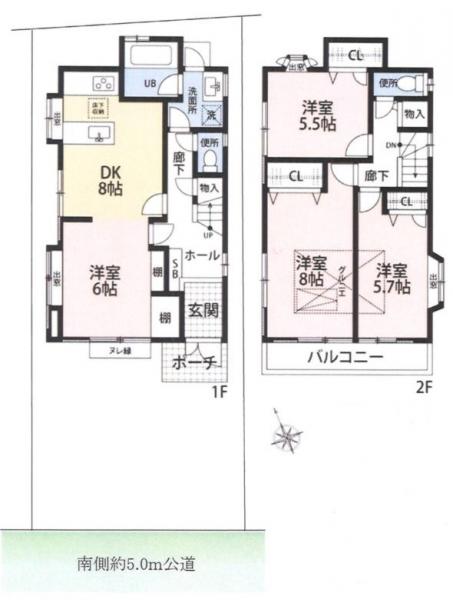 中古戸建 西東京市向台町3丁目 西武新宿線田無駅 4480万円