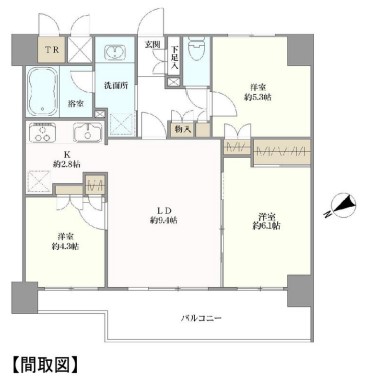 中古マンション 西東京市谷戸町２丁目4-5 西武池袋線ひばりヶ丘駅 3,990万円