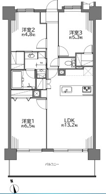 中古マンション 西東京市柳沢５丁目15-22 西武新宿線西武柳沢駅 3,780万円
