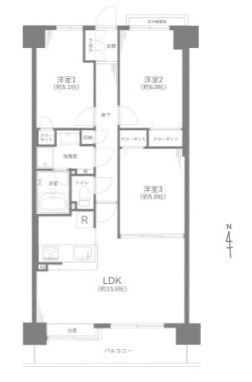 中古マンション 東村山市栄町２丁目14-2 西武新宿線久米川駅 3,499万円