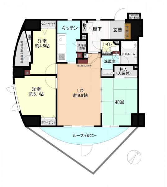 中古マンション 東村山市本町２丁目 西武新宿線東村山駅 2,980万円