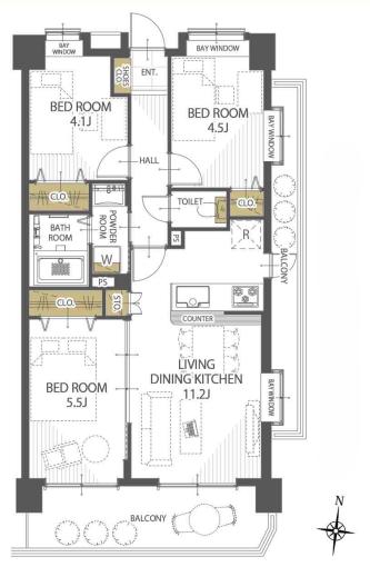 中古マンション 東村山市美住町１丁目 西武新宿線久米川駅 2,790万円