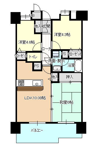 中古マンション 西東京市保谷町４丁目12-20 西武新宿線西武柳沢駅 3,480万円