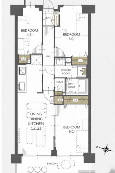 中古マンション 東村山市美住町１丁目 西武新宿線久米川駅 2,790万円