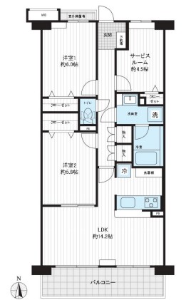 中古マンション 西東京市中町６丁目７－１２ 西武新宿線東伏見駅 4,198万円