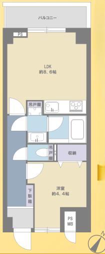 中古マンション 東村山市栄町２丁目 西武新宿線久米川駅 1,880万円