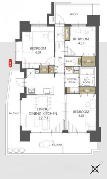 中古マンション 東村山市本町２丁目4-6 西武新宿線東村山駅 3,690万円