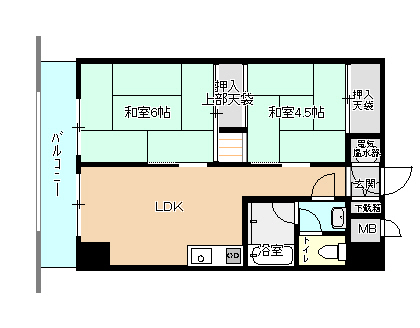 中古マンション 東村山市本町１丁目 西武新宿線久米川駅 1,470万円