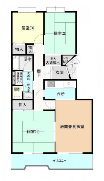 中古マンション 西東京市西原町４丁目4-36 西武新宿線田無駅 2,080万円