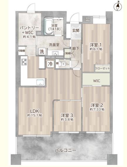 中古マンション 東村山市野口町２丁目23-41 西武新宿線東村山駅 4,480万円