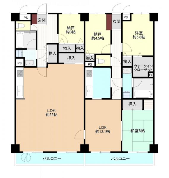 中古マンション 東村山市久米川町１丁目 JR武蔵野線新秋津駅 4,080万円