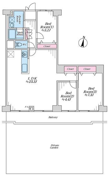 中古マンション 東村山市美住町2丁目2-31 西武新宿線久米川駅 2,998万円