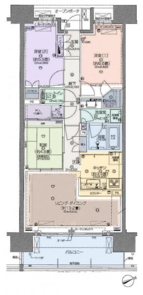 中古マンション 西東京市ひばりが丘２丁目5-34 西武池袋線ひばりヶ丘駅 3,600万円