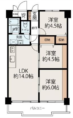 中古マンション 広島市安佐南区古市１丁目 アストラムライン中筋駅 1,800万円
