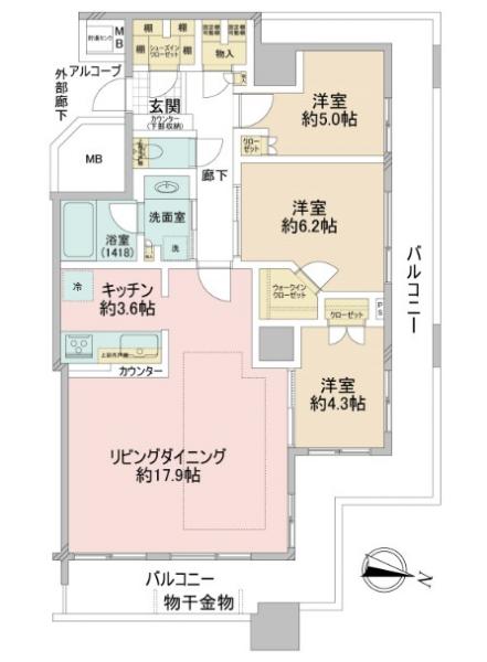 中古マンション 葛飾区金町６丁目 千代田常磐線金町駅 8,980万円