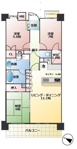 中古マンション 葛飾区金町２丁目 京成金町線京成金町駅 4,490万円