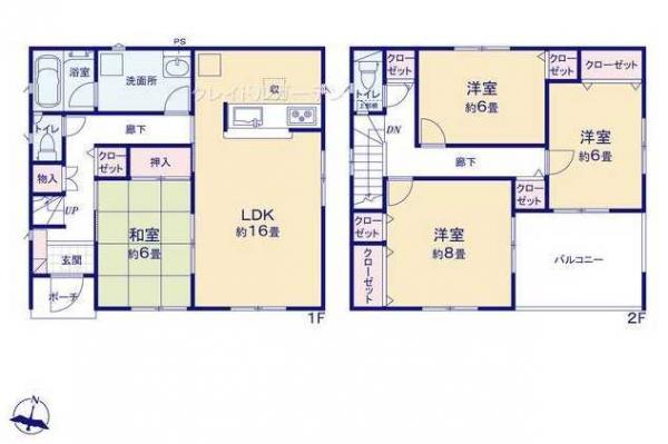 新築戸建 酒田市若竹町1丁目3-15 JR羽越本線酒田駅 1699万円