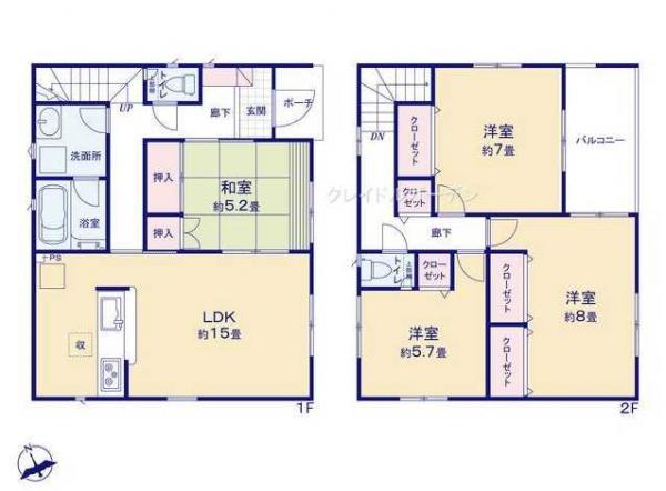 新築戸建 酒田市新橋4丁目3-18 JR羽越本線酒田駅 1899万円