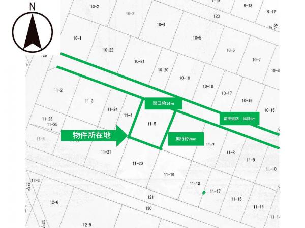 土地 山形県酒田市北新橋1丁目11-5 JR羽越本線酒田駅 960万円