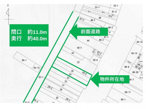 土地 酒田市若竹町1丁目11-5 JR羽越本線酒田駅 800万円