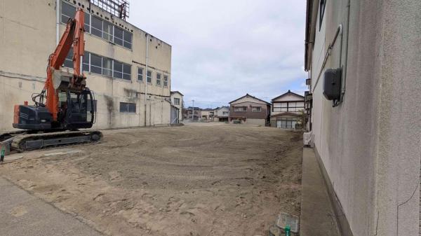 酒田市栄町　売土地 現地土地写真 