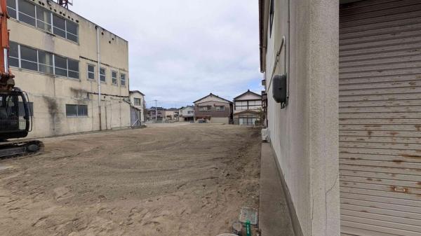 酒田市栄町　売土地 現地土地写真 
