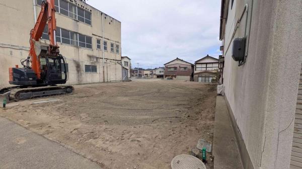 酒田市栄町　売土地 現地土地写真 