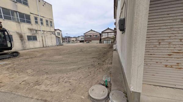 酒田市栄町　売土地 現地土地写真 