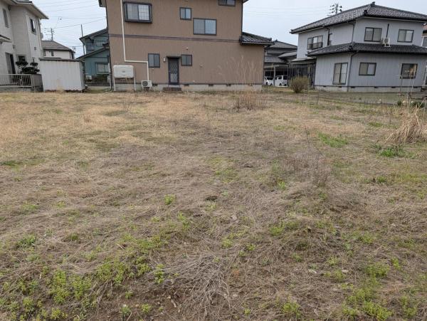 酒田市東泉町六丁目　売土地 現地土地写真 