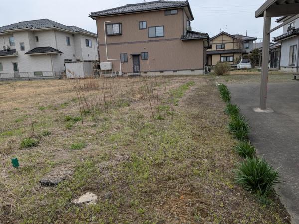 酒田市東泉町六丁目　売土地 現地土地写真 