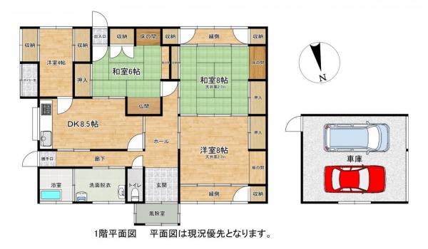 中古戸建 酒田市新出字佐渡46 JR羽越本線遊佐駅 220万円