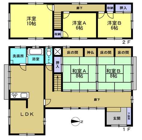 中古戸建 山形県酒田市千日町14-14 JR羽越本線酒田駅 1399万円
