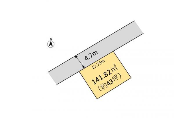 山武郡横芝光町宮川　土地 区画図 