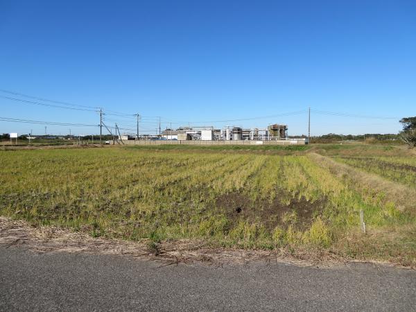 山武郡横芝光町屋形　土地 前面道路含む現地写真 