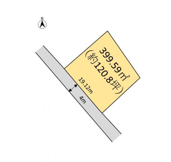山武郡横芝光町屋形　土地 区画図 