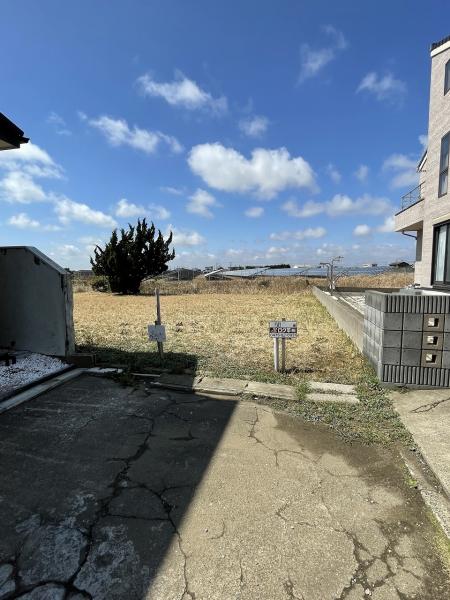 旭市三川　土地 前面道路含む現地写真 