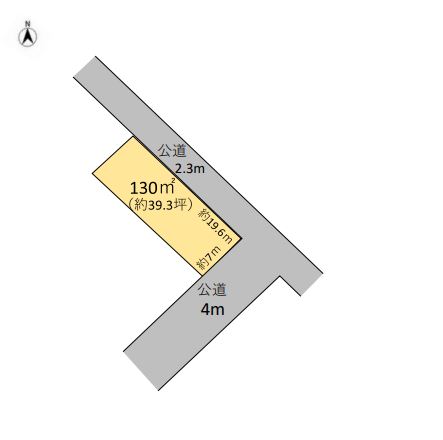 山武郡横芝光町鳥喰下　土地 区画図 