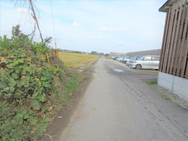 山武郡横芝光町鳥喰下　土地 前面道路含む現地写真 
