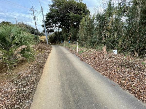 旭市倉橋　土地 前面道路含む現地写真 