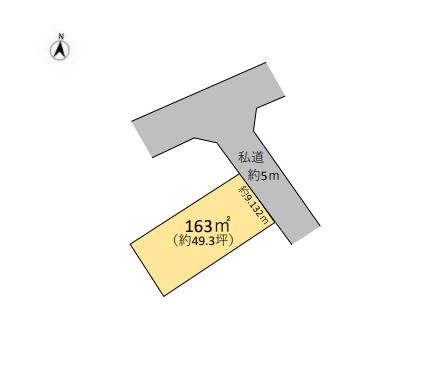 山武郡横芝光町木戸　土地 区画図 