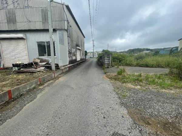 旭市蛇園　土地 前面道路含む現地写真 