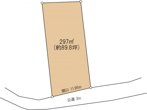 香取市津宮　土地 区画図 