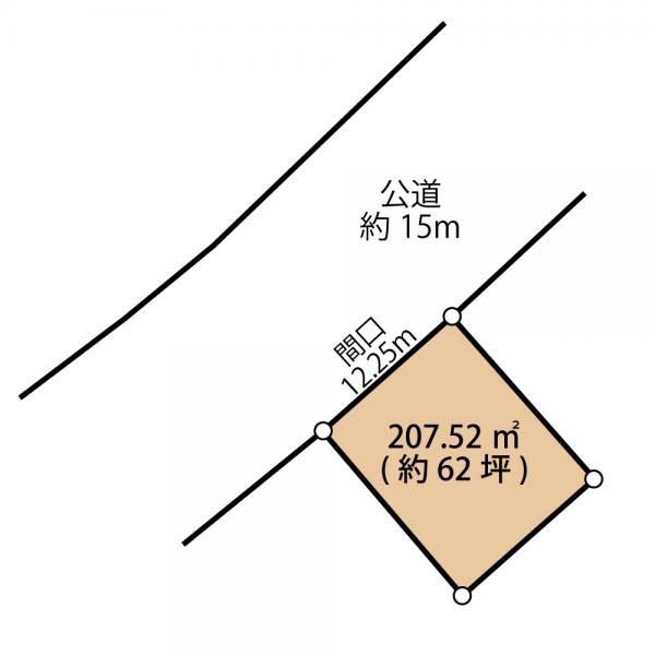 銚子市豊里台1丁目　土地 区画図 