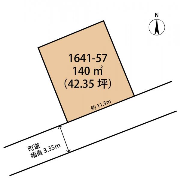 山武郡横芝光町宮川　土地 区画図 