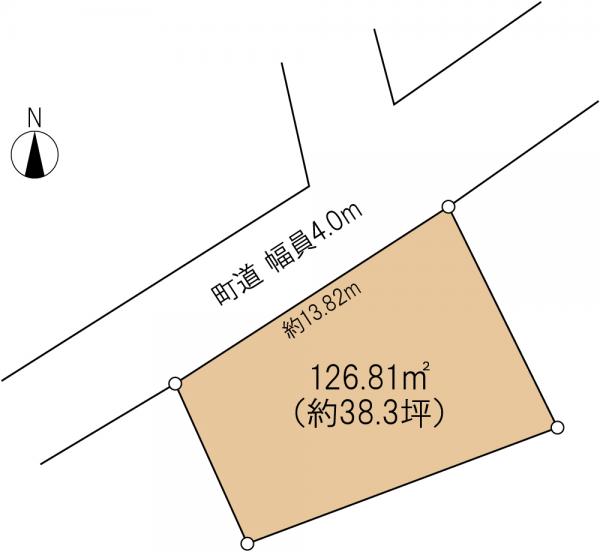 香取郡東庄町石出 　土地 区画図 