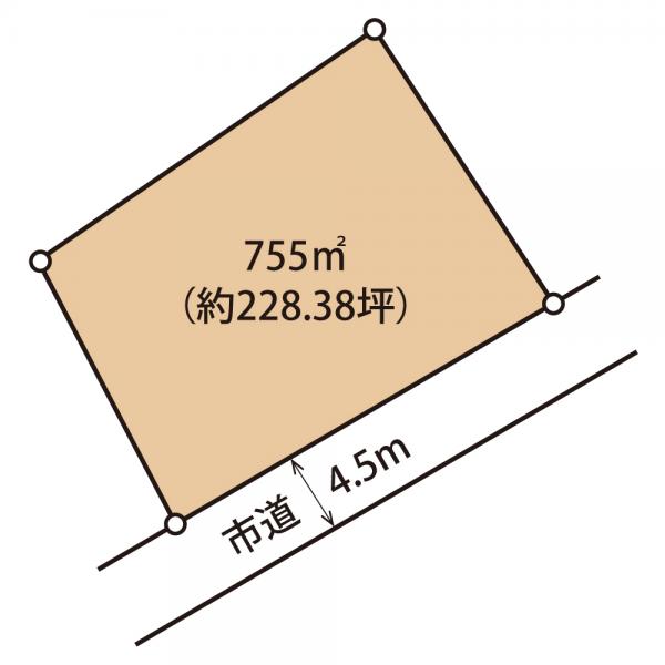 旭市飯岡　土地 区画図 